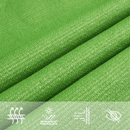Vidaxl Toldo De Vela Hdpe Verde Claro 160 G/m² 7x7 M_4