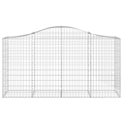 Cestas De Gaviones 8 Uds Forma De Arco Hierro 200x50x100/120cm_3