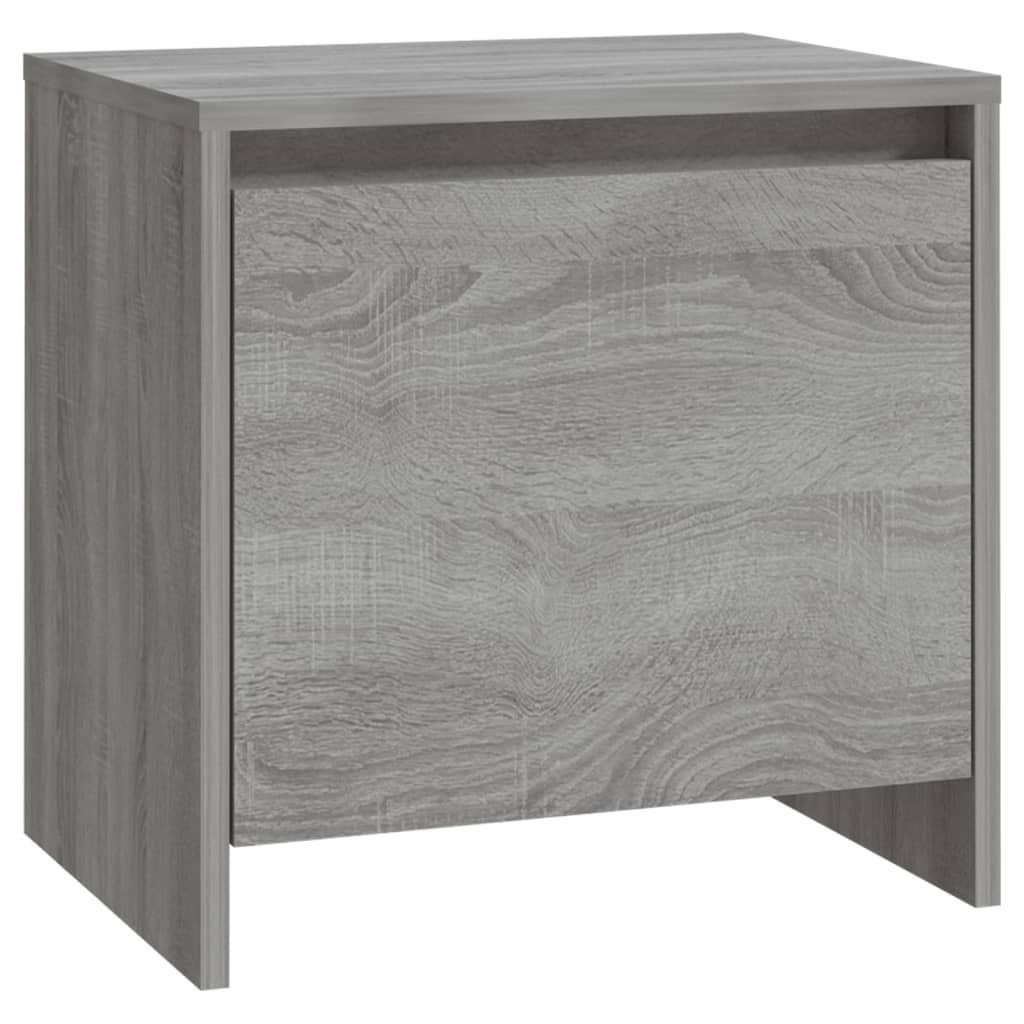 Mesitas Noche 2 Uds Madera Ingeniería Gris Sonoma 45x34x44,5 Cm_3