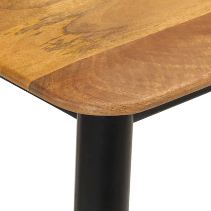 Mesa Consola Madera Maciza De Mango Y Hierro 110x40x76 Cm_2