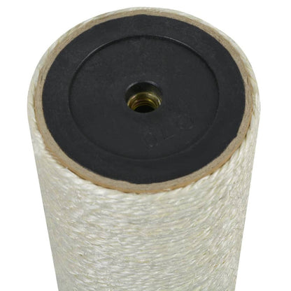 Vidaxl Poste Rascador Para Gatos 8x35 Cm 10 Mm Beige_1