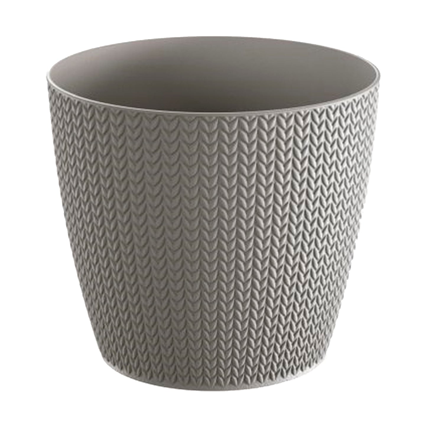 Maceta Wheaty 3,5l., Dimensiones (mm) 189x189x167, Color Gris Piedra_0