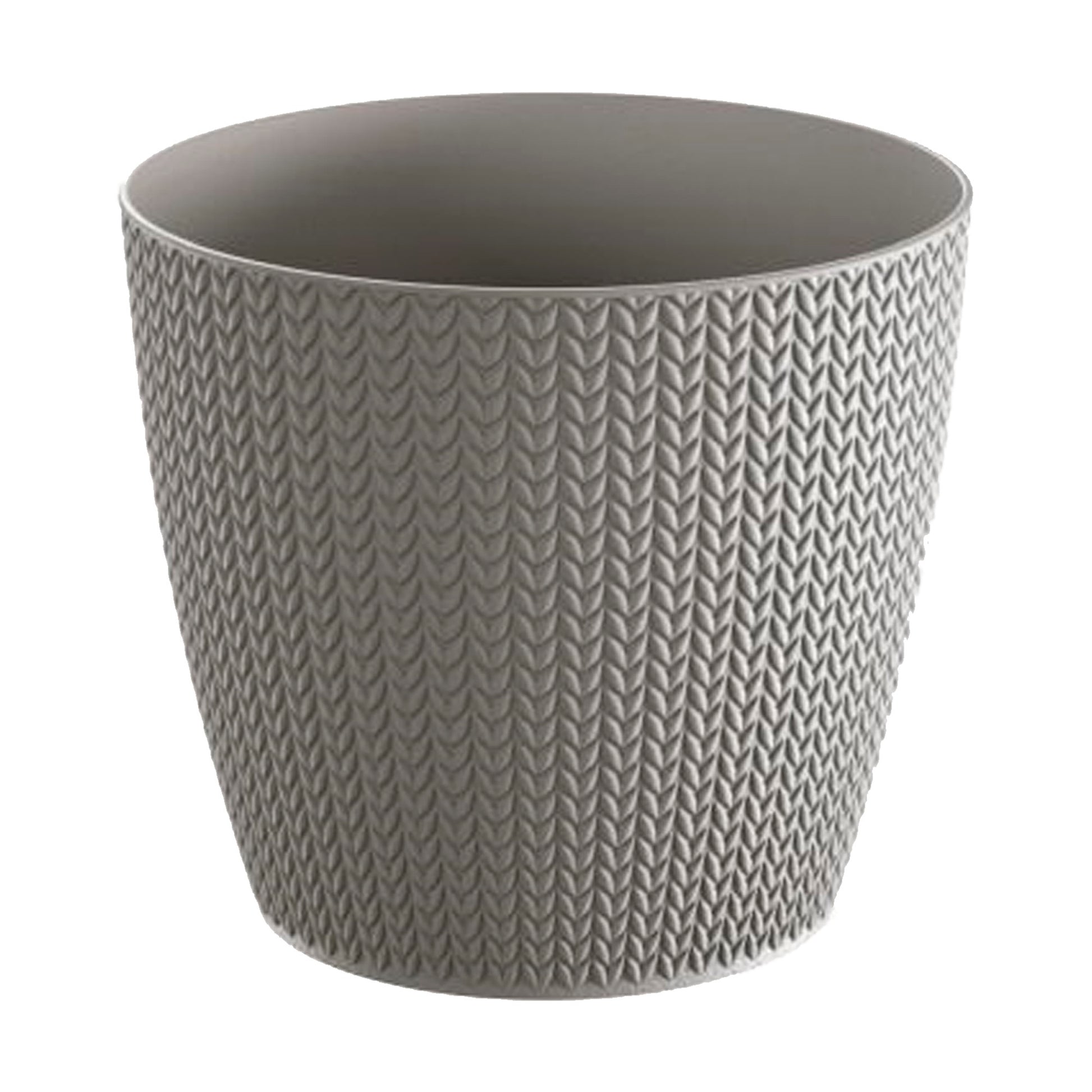 Maceta Wheaty 3,5l., Dimensiones (mm) 189x189x167, Color Gris Piedra_0