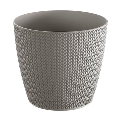 Maceta Wheaty 3,5l., Dimensiones (mm) 189x189x167, Color Gris Piedra_0