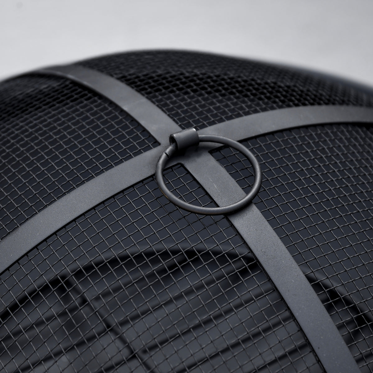 Brasero Exterior Para Jardín De Metal Outsunny 47x47x33 Cm Negro_3