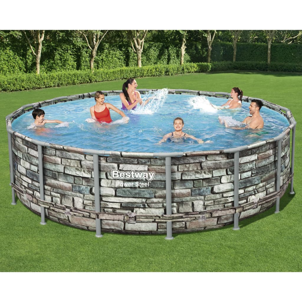 Bestway Conjunto De Piscina Power Steel 488x122 Cm_1
