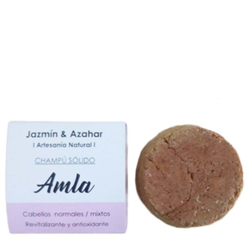 Champú Sólido Amla Para Cabello Normal Y Desvitalizado Jazmín & Azahar 100g_0