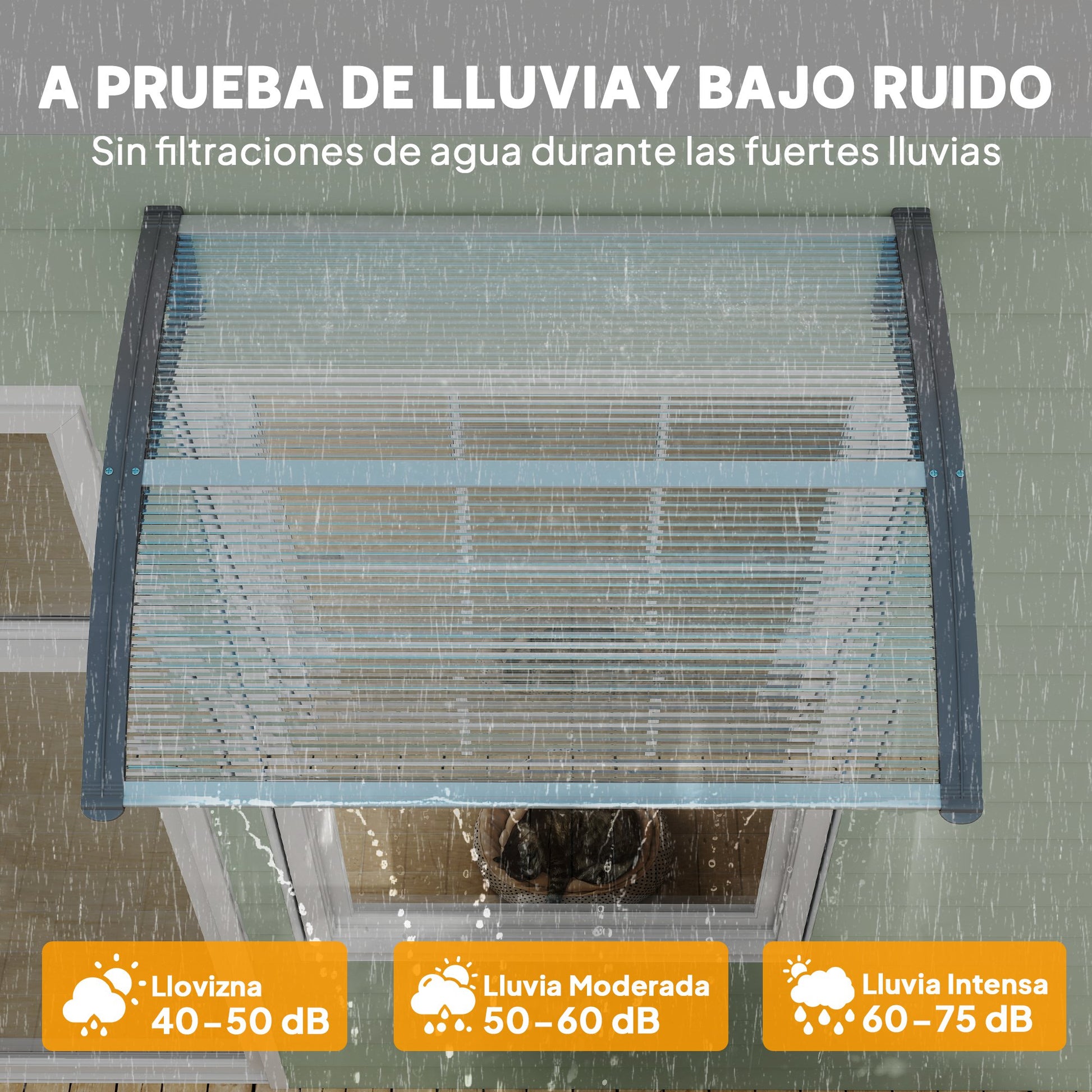 Outsunny Marquesinas Exterior Para Puertas Y Ventanas_4
