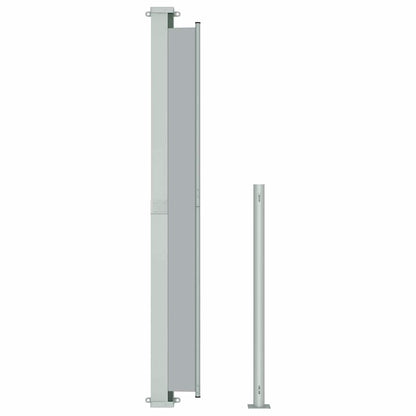 Vidaxl Toldo Lateral Retráctil De Jardín Gris 180x500 Cm_4