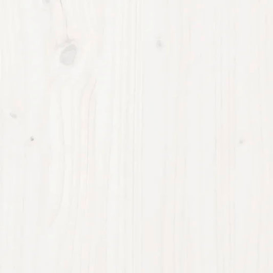 Aparador De Madera Maciza De Pino Blanco 31,5x34x75 Cm / Vetonek_0