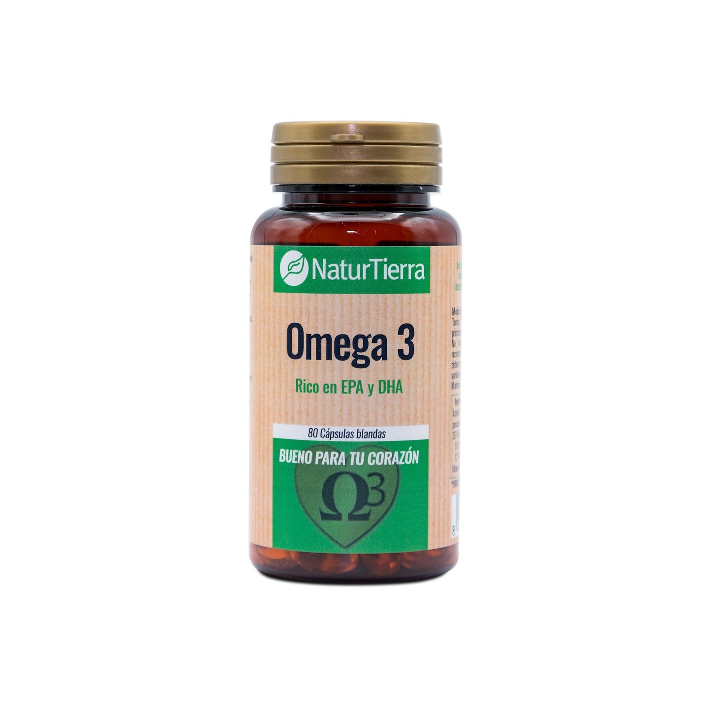 Omega 3, 80 cápsulas blandas. NaturTierra