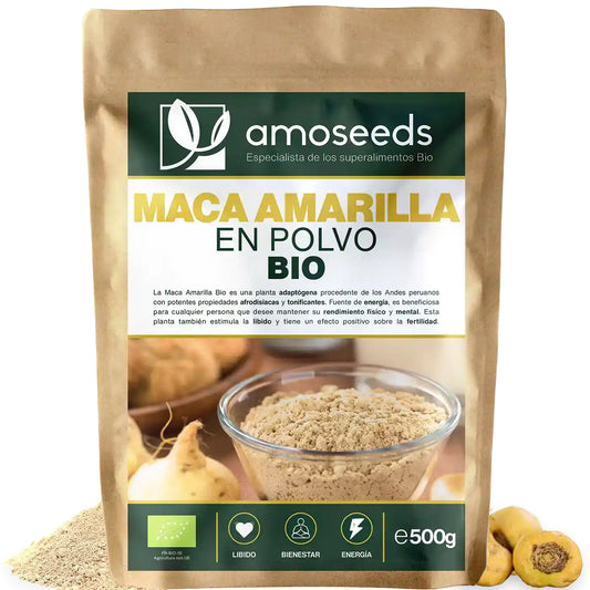 Maca Amarilla En Polvo Bio 500g_0