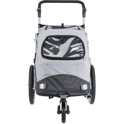Trixie Remolque De Bicicleta Para Perros Gris M_2