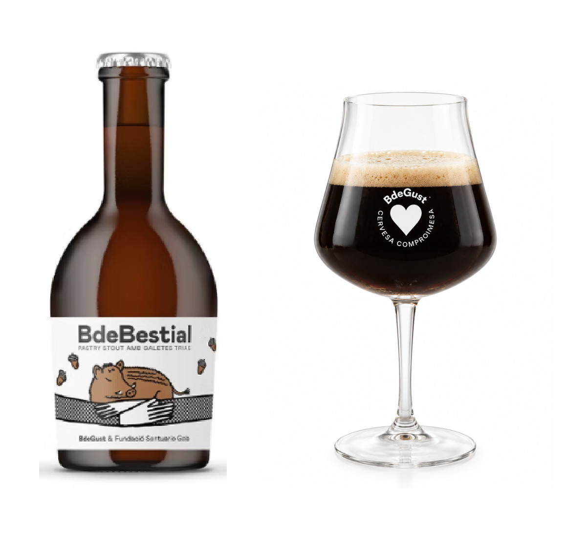 Cerveza Bdebestial Pastry Stout Sin Gluten 33cl Pack 9 Unidades_1