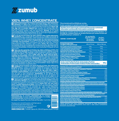 Zumub 100% Whey Concentrate 1kg Cookies&Cream_1
