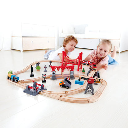 Circuito Tren Busy City Rail Hape_1