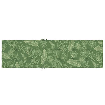 Vidaxl Cojín Para Tumbona Tela Oxford Estampado De Hojas_4