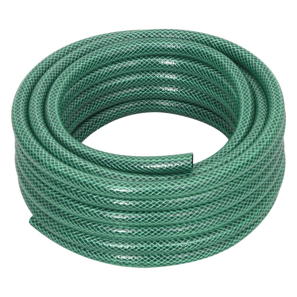 Vidaxl Manguera De Jardín Con Accesorios Pvc Verde 0,5 20 M_0