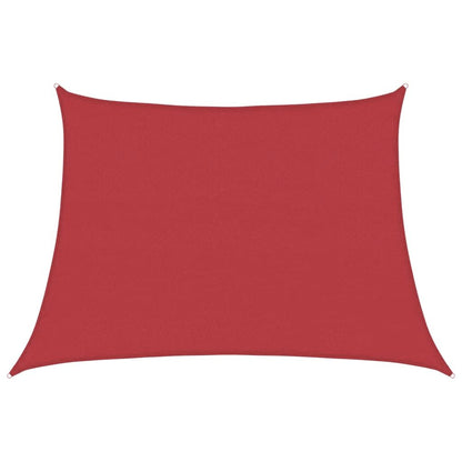 Vidaxl Toldo De Vela Hdpe Rojo 160 G/m² 4/5x3 M_0