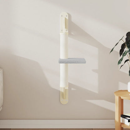 Vidaxl Árbol Rascador Para Gatos De Pared Gris Claro 85,5 Cm_1
