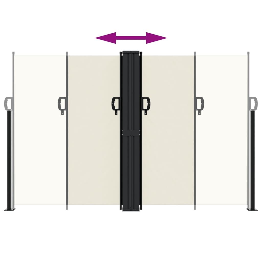 Vidaxl Toldo Lateral Retráctil Crema 160x1200 Cm_4