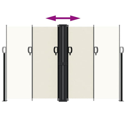 Vidaxl Toldo Lateral Retráctil Crema 160x1200 Cm_4