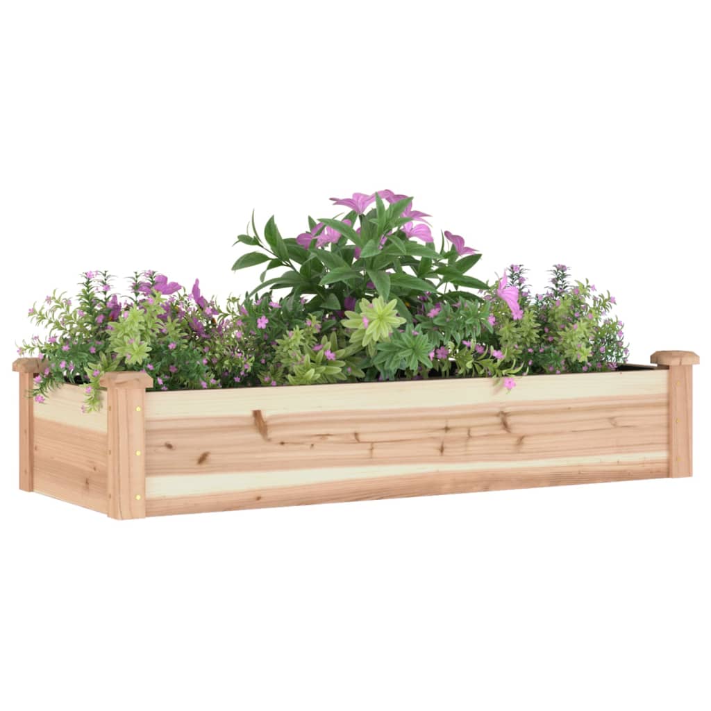 Jardinera Arriate Con Forro Madera Maciza Abeto 120x45x25 Cm_2