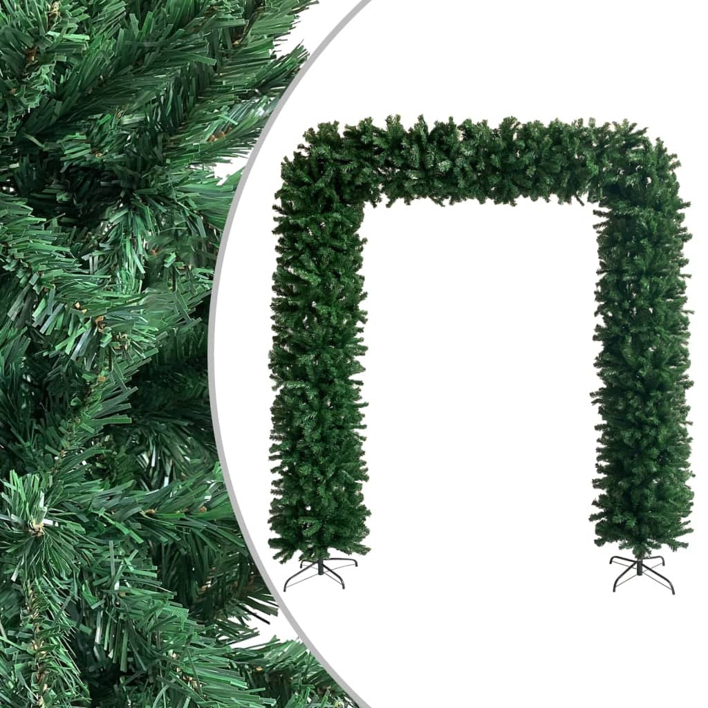 Vidaxl Arco Árbol De Navidad Con Leds Verde 240 Cm_1
