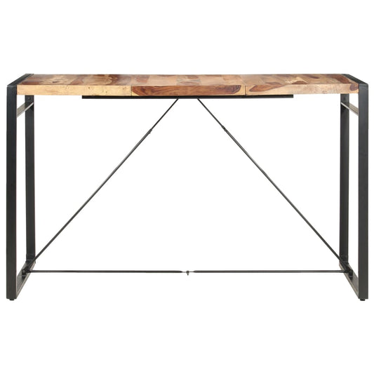 Mesa De Bar Madera Maciza De Sheesham 180x90x110 Cm_0