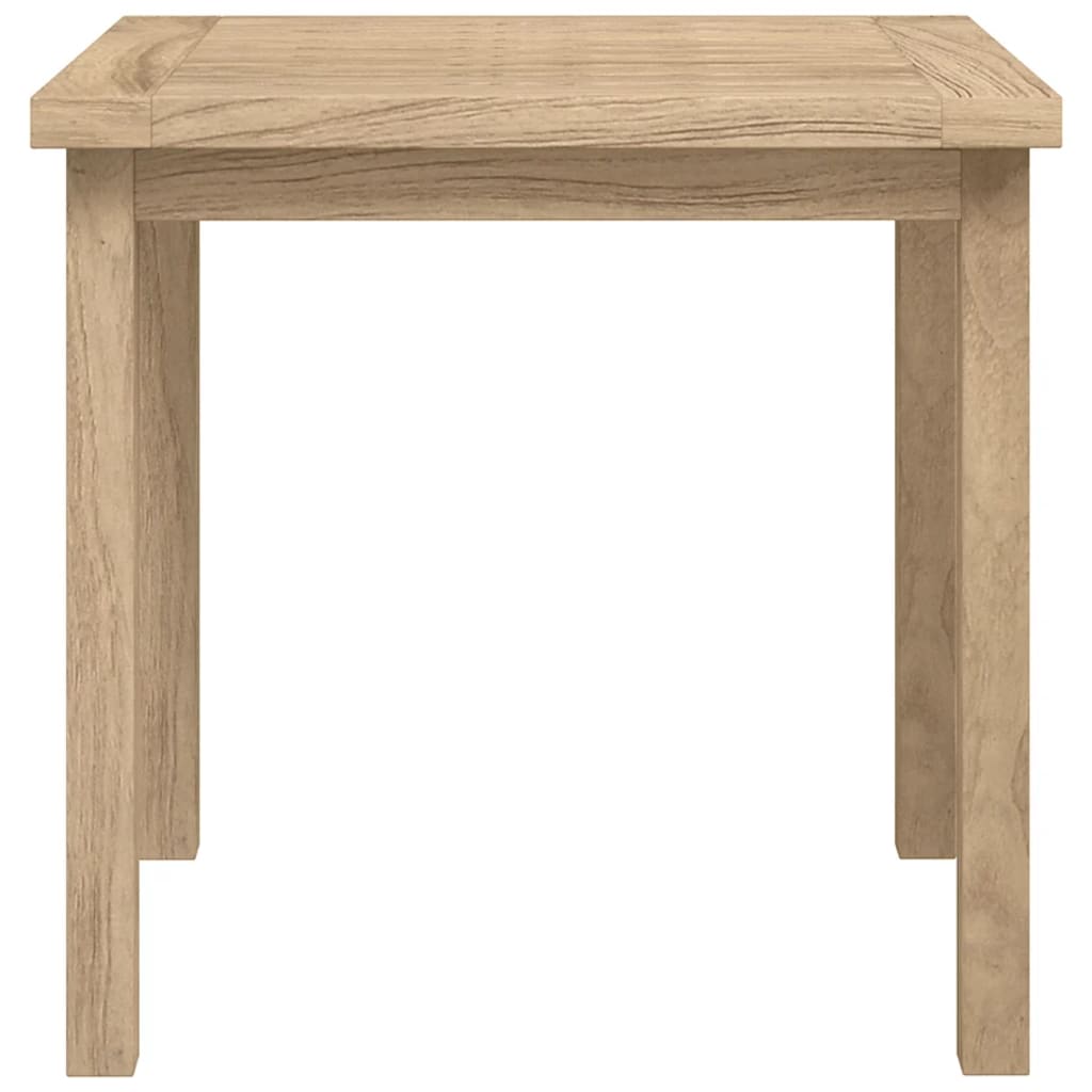 Mesa Auxiliar De Madera Maciza De Teca 45x45x45 Cm_1