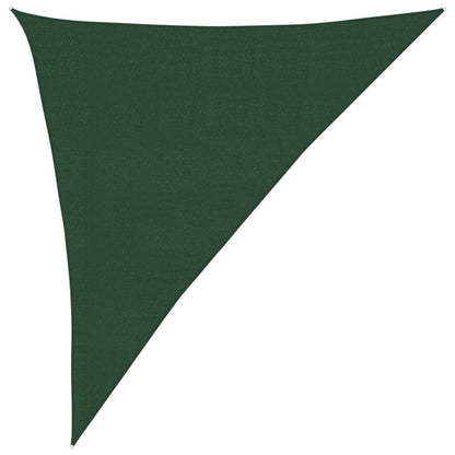 Vidaxl Toldo De Vela Verde Oscuro Hdpe 160 G/m² 3x4x5 M_0