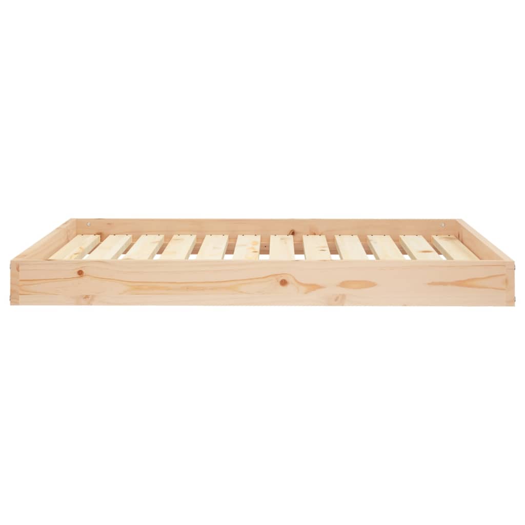 Cama Para Perros Madera Maciza De Pino 101,5x74x9 Cm / Vetonek_2