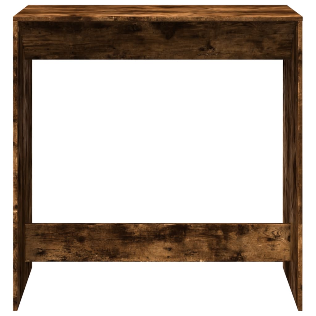 Mesa Alta De Bar Madera Ingeniería Roble Ahumado 102x50x103,5cm_2