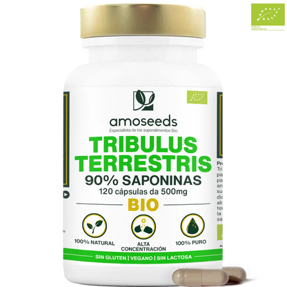 Tribulus Bio, 90% De Saponinas | 120 Cápsulas_0