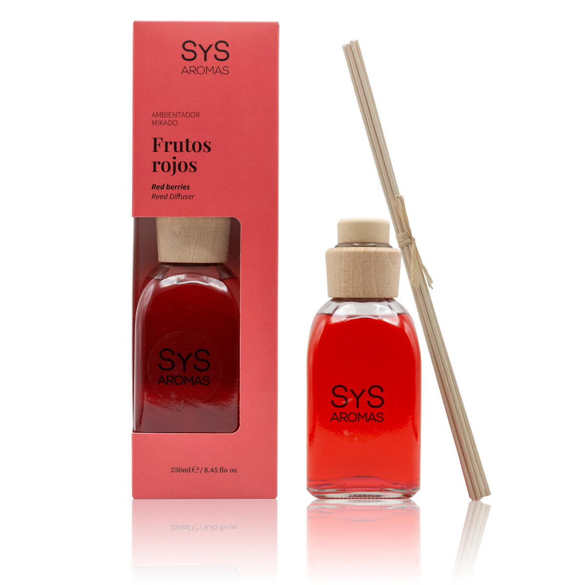 Ambientador Mikado de Frutos Rojos Origins SYS Aromas 250 ml | Aroma Dulce y Afrutado | Energizante_0