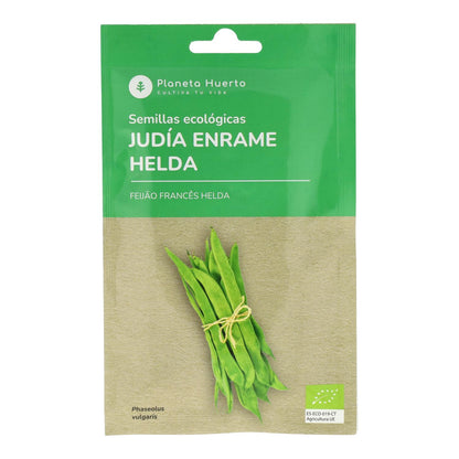 Semillas de Judía enrame helda ecológicas Planeta Huerto