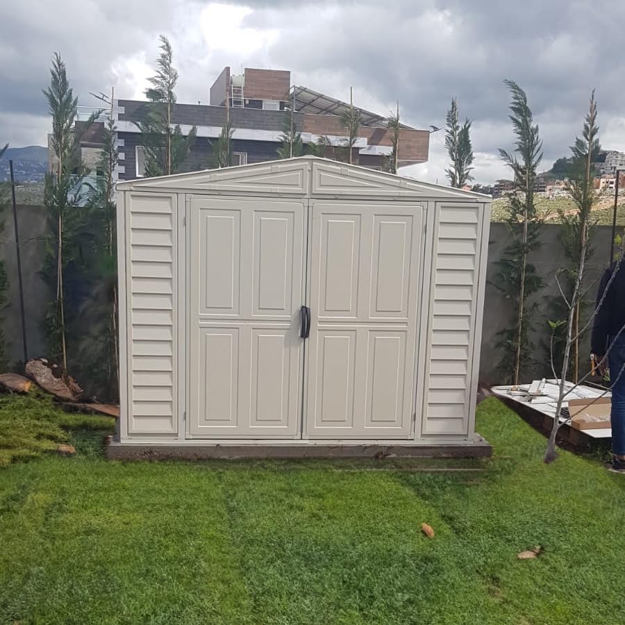 Duramax - Caseta Jardín - Duramate 8x6 - Resina Pvc - Color Marfil_1