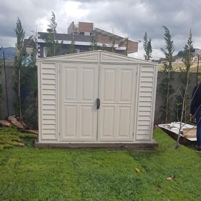 Duramax - Caseta Jardín - Duramate 8x6 - Resina Pvc - Color Marfil_1