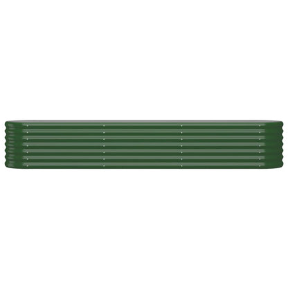 Jardinera Arriate Acero Galvanizado Verde 224x40x36 Cm_2