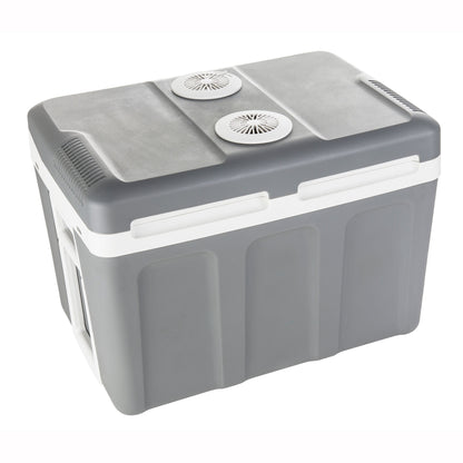 Nevera Portátil Eléctrica De Viaje, Coche, Camping, 40 L, Conexión 12v Y 220v, Enfría Y Calienta, Briebe, Cf1155, Gris_4