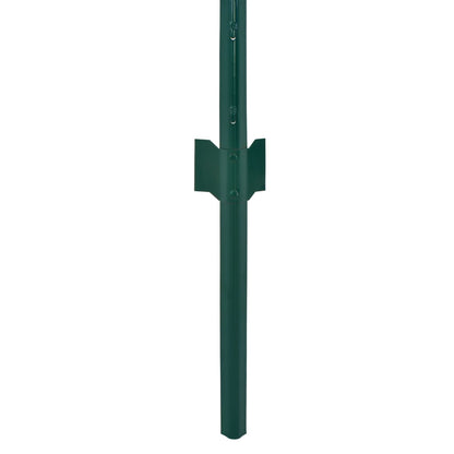 Valla De Malla De Alambre Con Postes De Acero 25x2 M Verde / Vetonek_1