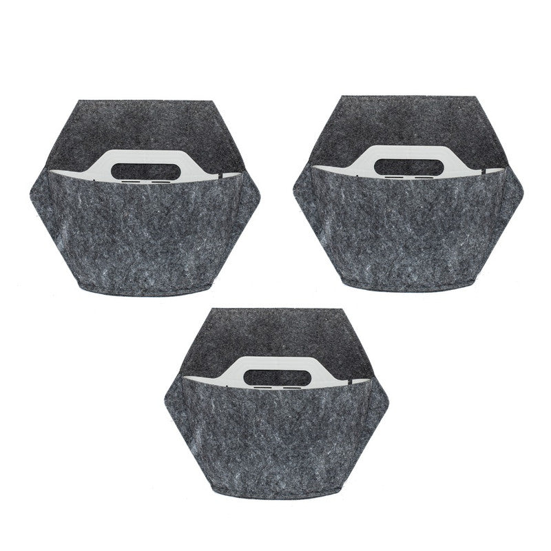 Jardín Vertical Modular Citysens Con Riego Automático De 3 Maceteros – Gris Claro Con Funda Téxtil Reciclada_5