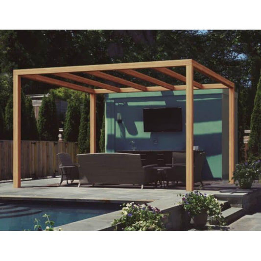 Pérgola de madera Santander Maderland 400x400 cm