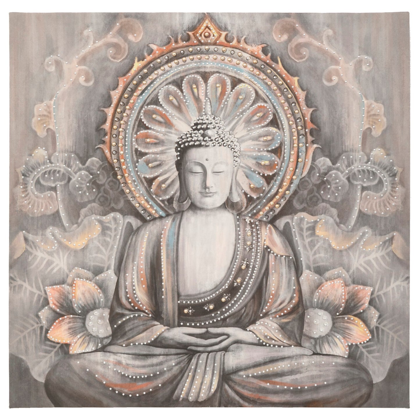 Lienzo Impreso En Relieve Bouddha_0
