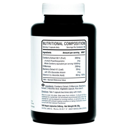 Arándano rojo americano 15000 mg 180 cápsulas veganas Hivital