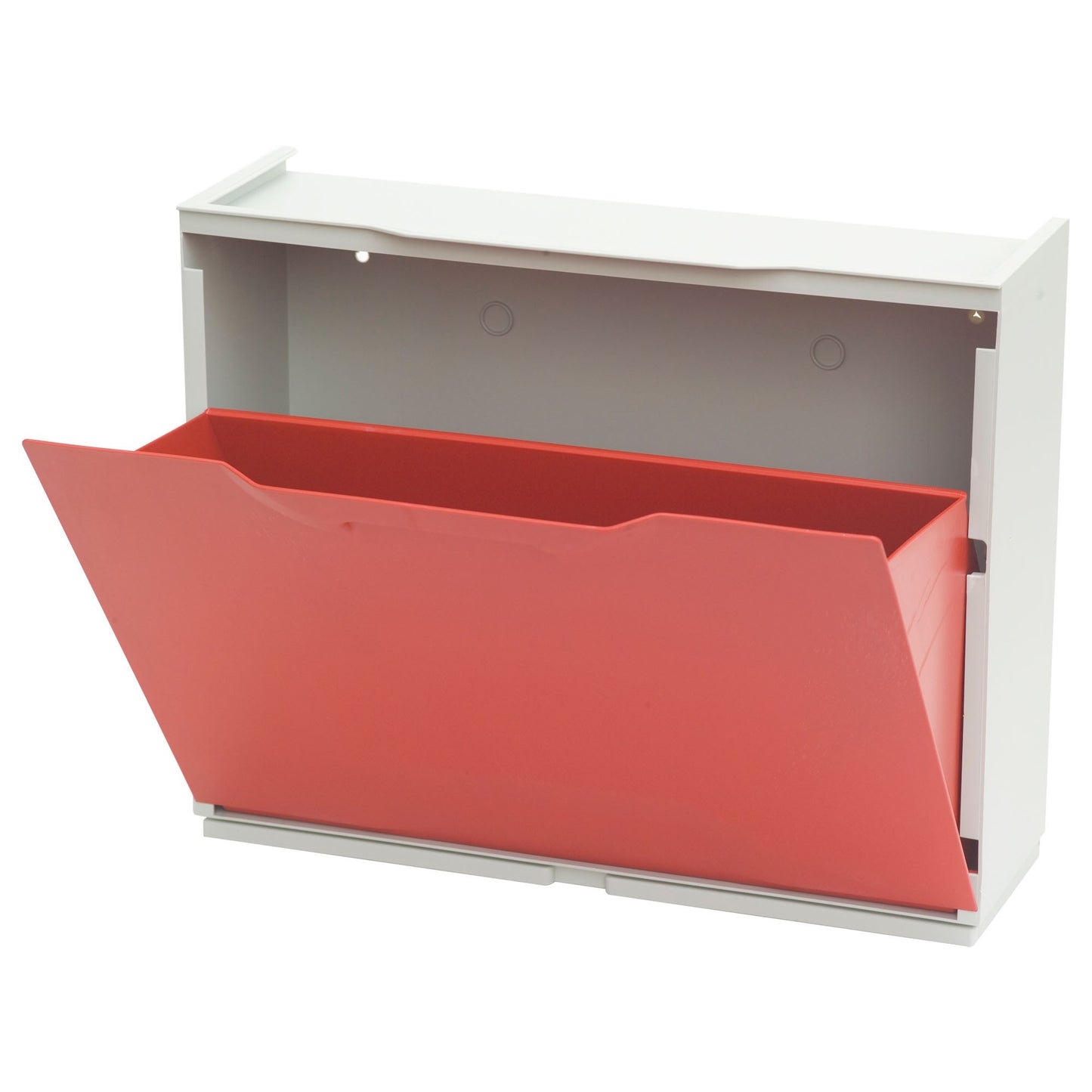 Pack De 2 Zapateros En Polipropileno Color Rojo_4