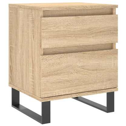 Mesitas Noche 2 Uds Madera Ingeniería Roble Sonoma 40x35x50 Cm_3