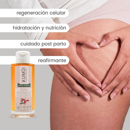 Aceite De Rosa Mosqueta Bio - Regenerador Y Reafirmante Natural 100% Puro KUMUI 100ml_1