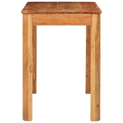 Mesa De Comedor Madera Maciza De Acacia 110x55x76 Cm_1