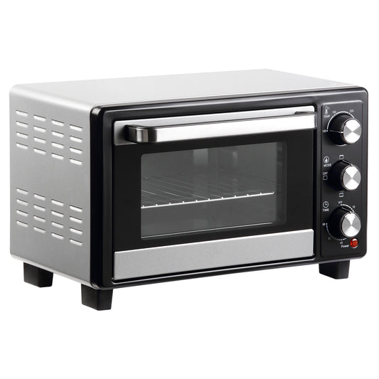 Homcom Horno Eléctrico De Sobremesa 16l 1400w Con 3 Modos De Calor Y Termostato_0